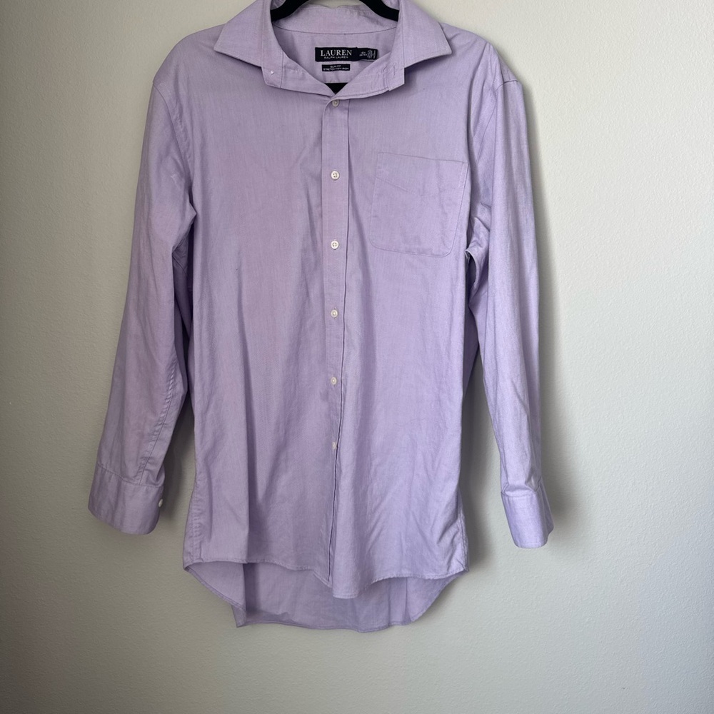 Lauren Ralph Lauren Light Purple Casual Shirt